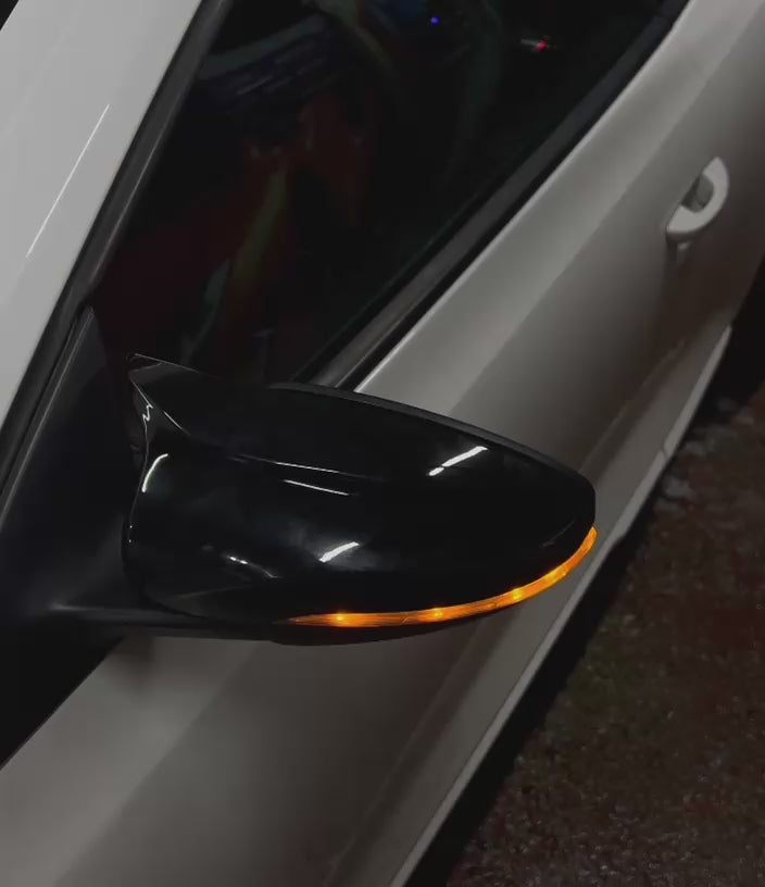 Premium Gloss Black Mirror Caps – VW (Golf, Scirocco, Passat CC, EOS, Jetta)